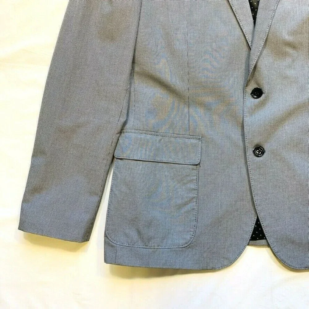 Express Photographer Nailhead Fitted Blazer Sport Jacket Coat‎ 2 Button 44R NWOT